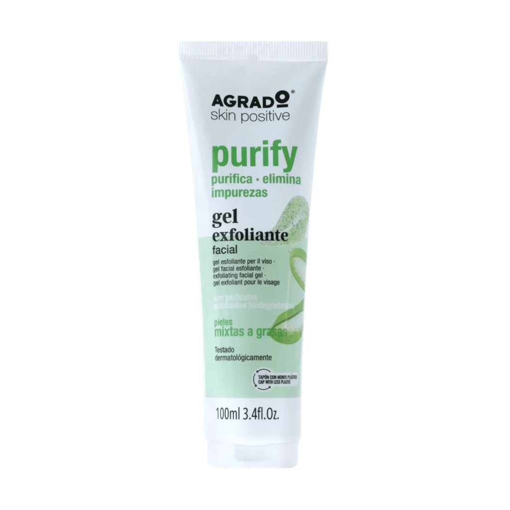 Очищувальний гель для обличчя Agrado Purify Exfoliating Facial Gel з алое вера, 100 мл